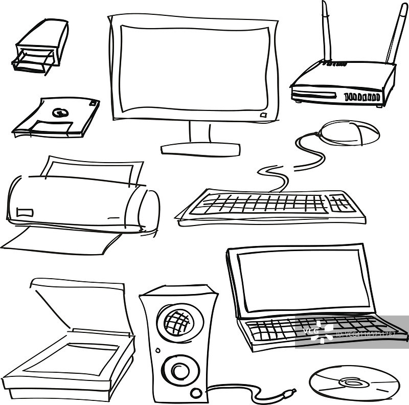电脑设备合集图片素材