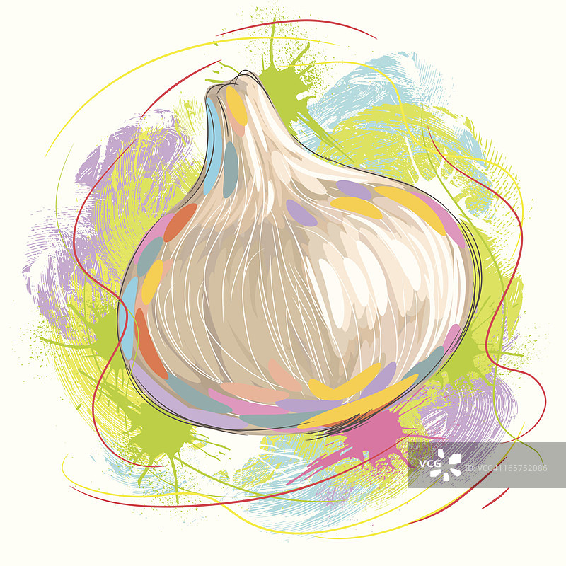 美味大蒜图片素材