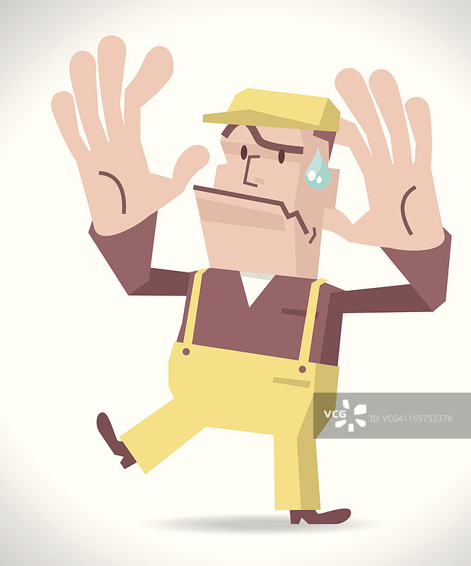 送货员在送货时遇到麻烦图片素材
