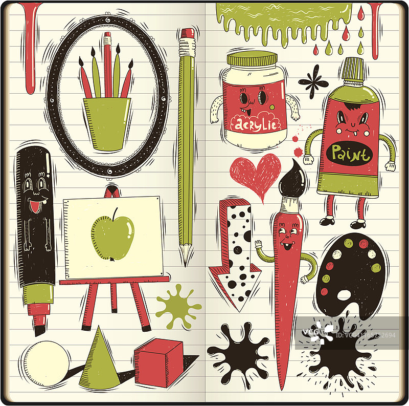 艺术涂鸦图片素材