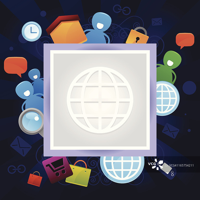 互联网图片框架图片素材