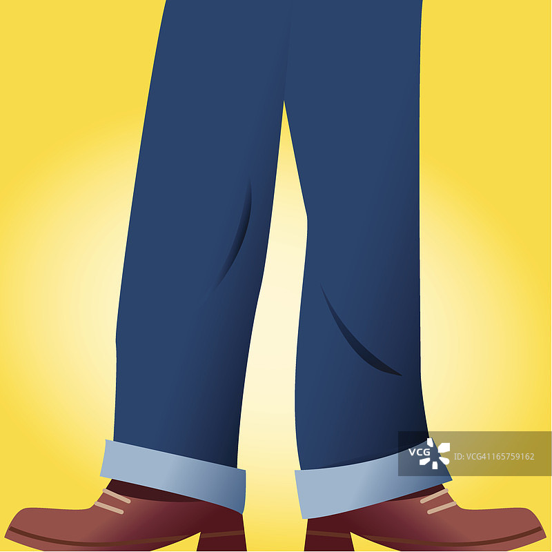 新款靴子和裤子图片素材