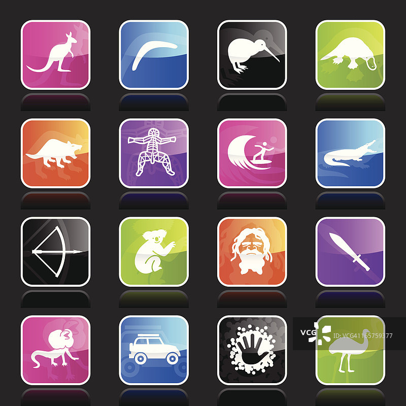 Ubergloss图标 - 澳大利亚图片素材