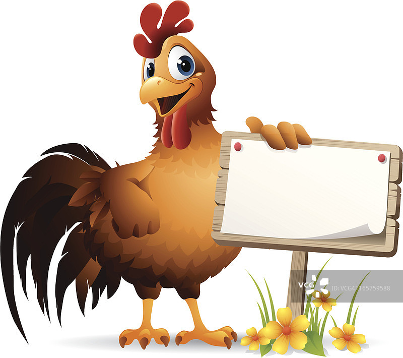 公鸡标志图片素材