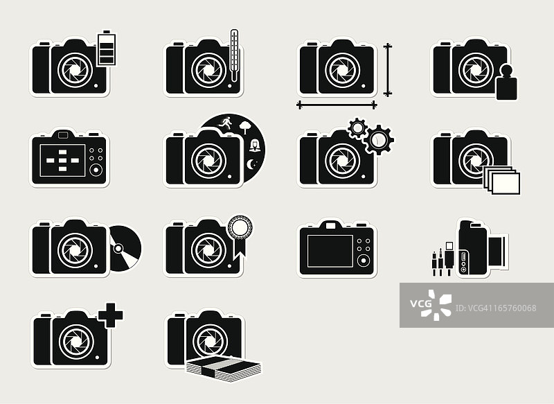 相机规格符号（第2部分）图片素材