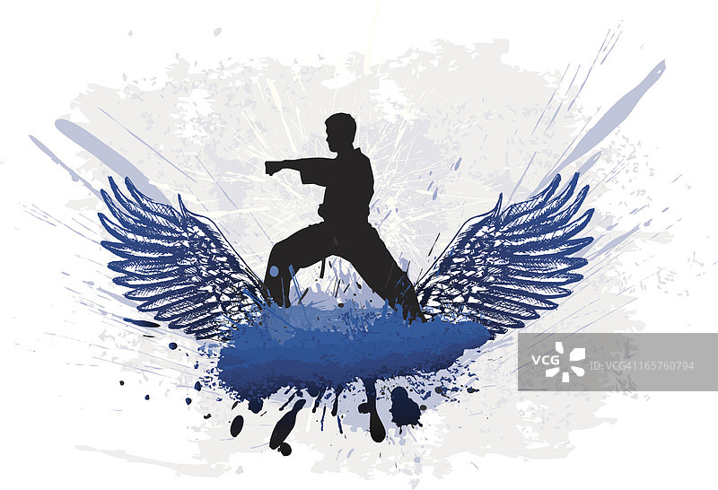 武术残影图片素材