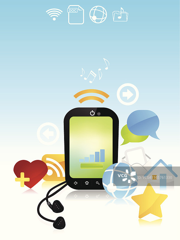 智能手机概念图片素材