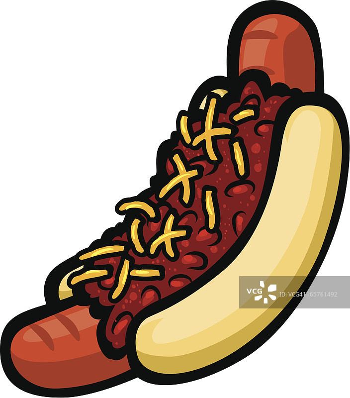 辣椒热狗图片素材