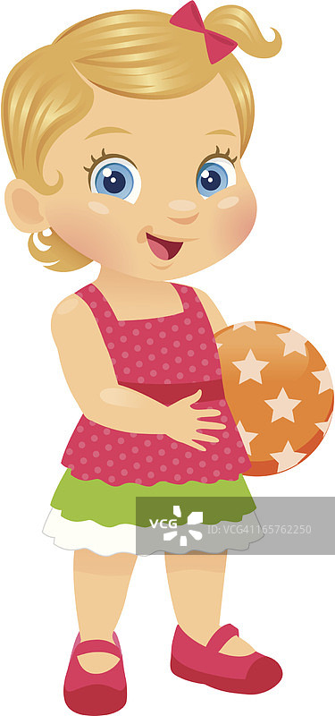 可爱的小幼儿女孩图片素材