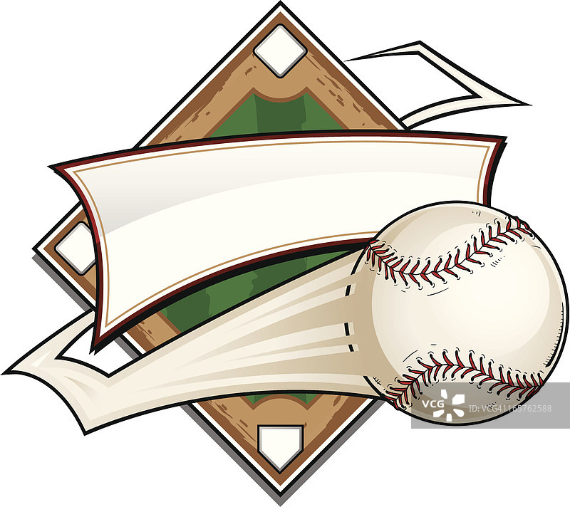 棒球场地之字形图案图片素材