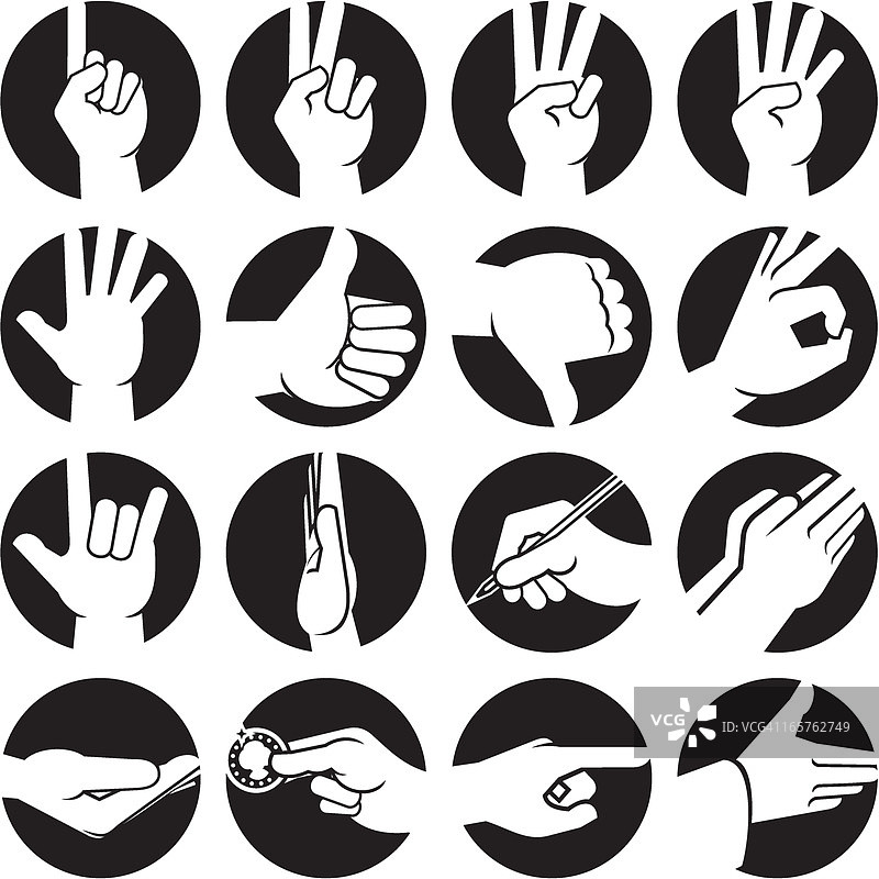 手部图标图片素材