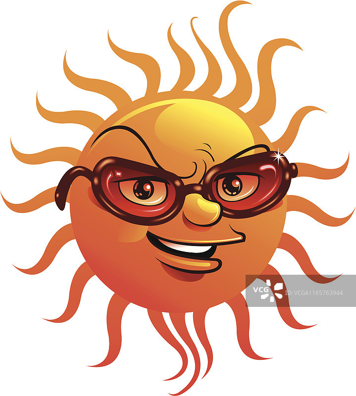 卡通夏日阳光图片素材