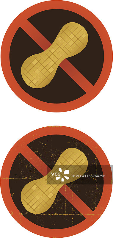 禁止花生标志图片素材