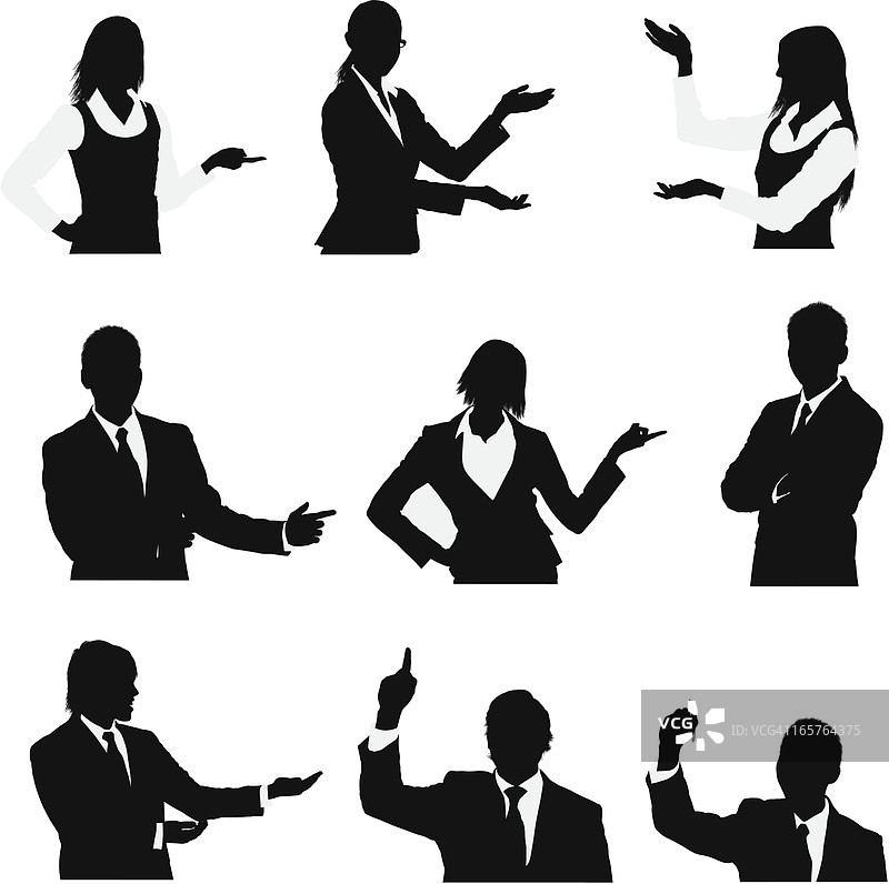 商务人士展示图片素材