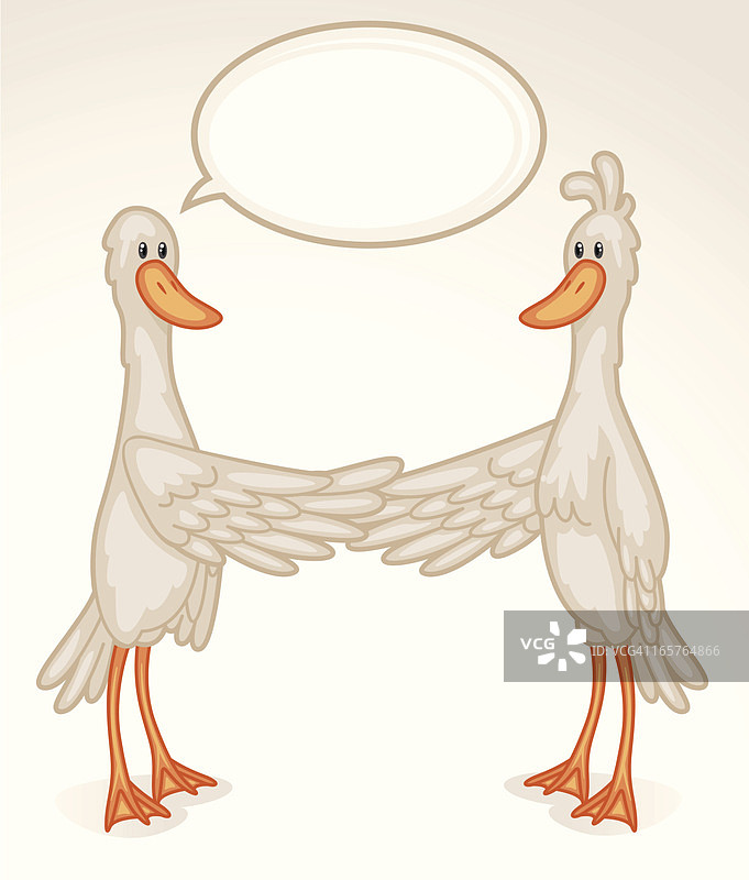 你好，鸭子图片素材