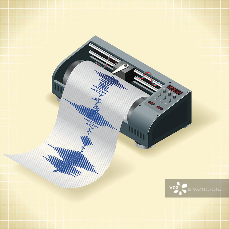 2.5D地震仪图片素材