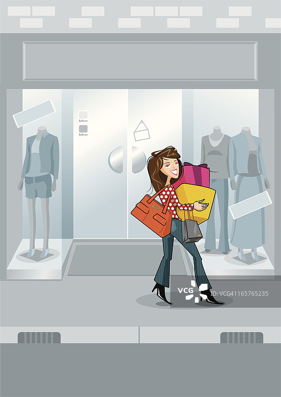 购物狂欢图片素材