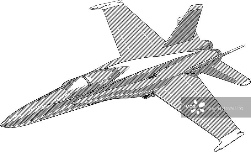 军用战斗机插画图片素材