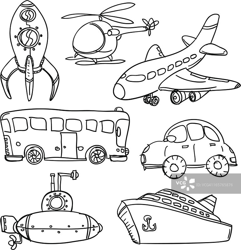 交通运输工具合集图片素材