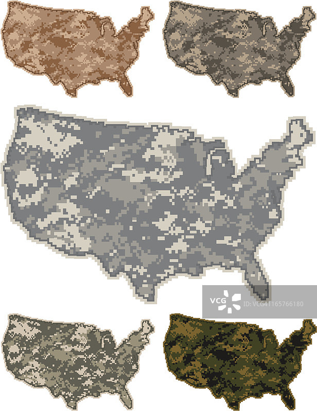 美国数码迷彩图片素材