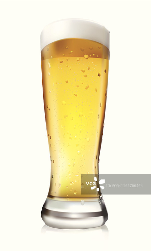 啤酒杯矢量插画图片素材