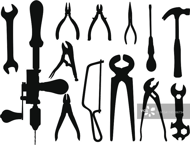 工具轮廓图片素材