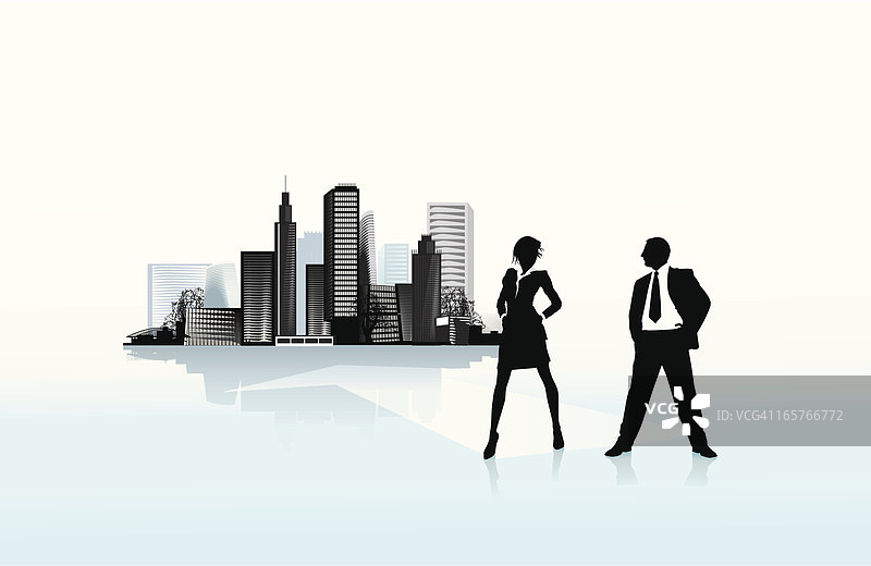 城市商业活动图片素材