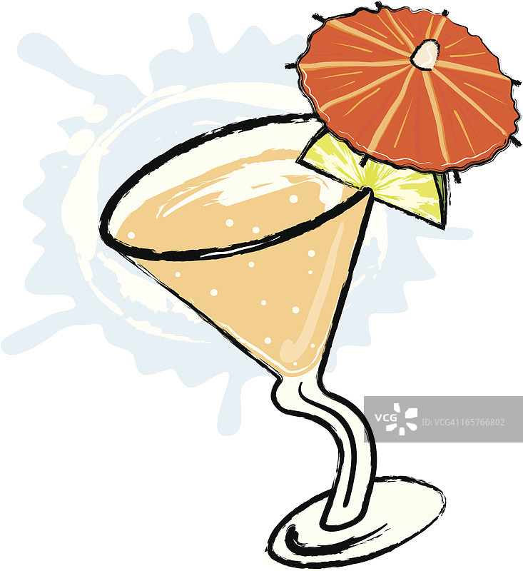 玛格丽特鸡尾酒图片素材