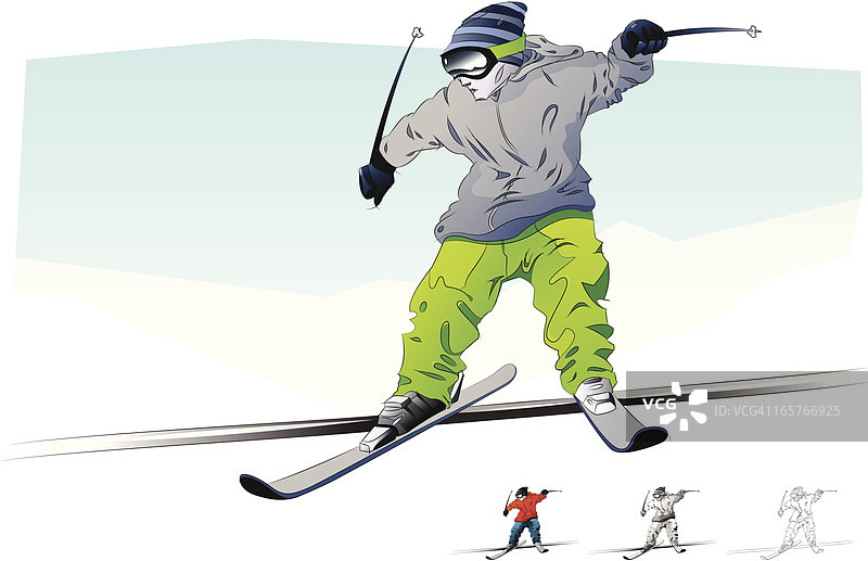 滑雪图片素材