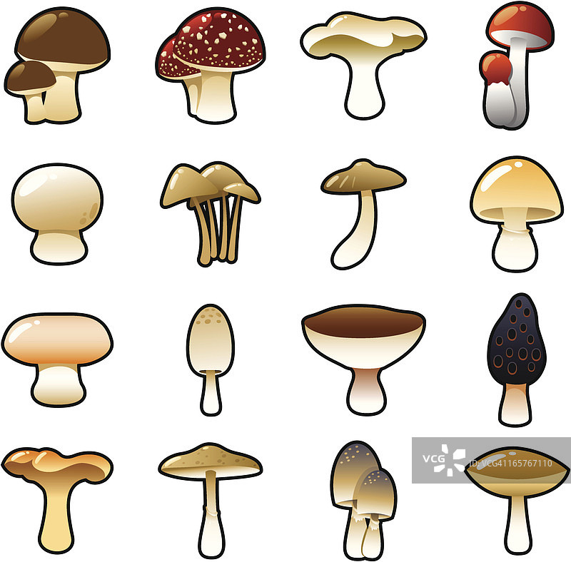蘑菇图标图片素材