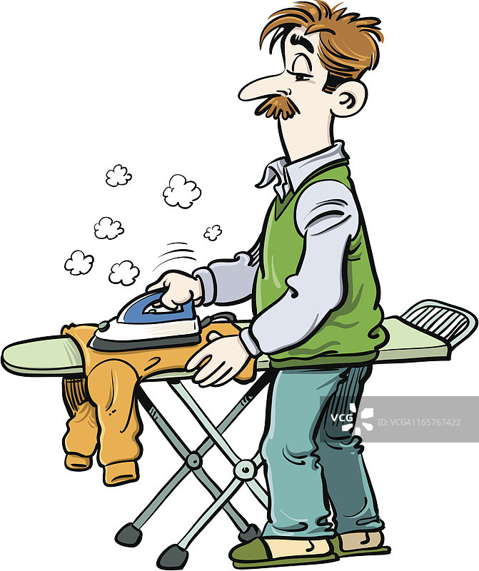 熨衣服图片素材