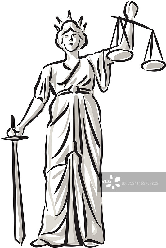 正义女神图片素材