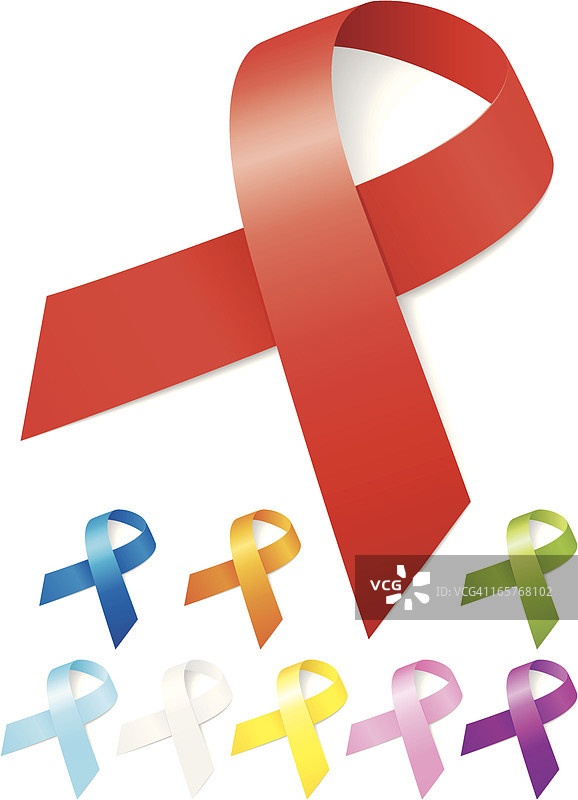 公益宣传丝带图片素材