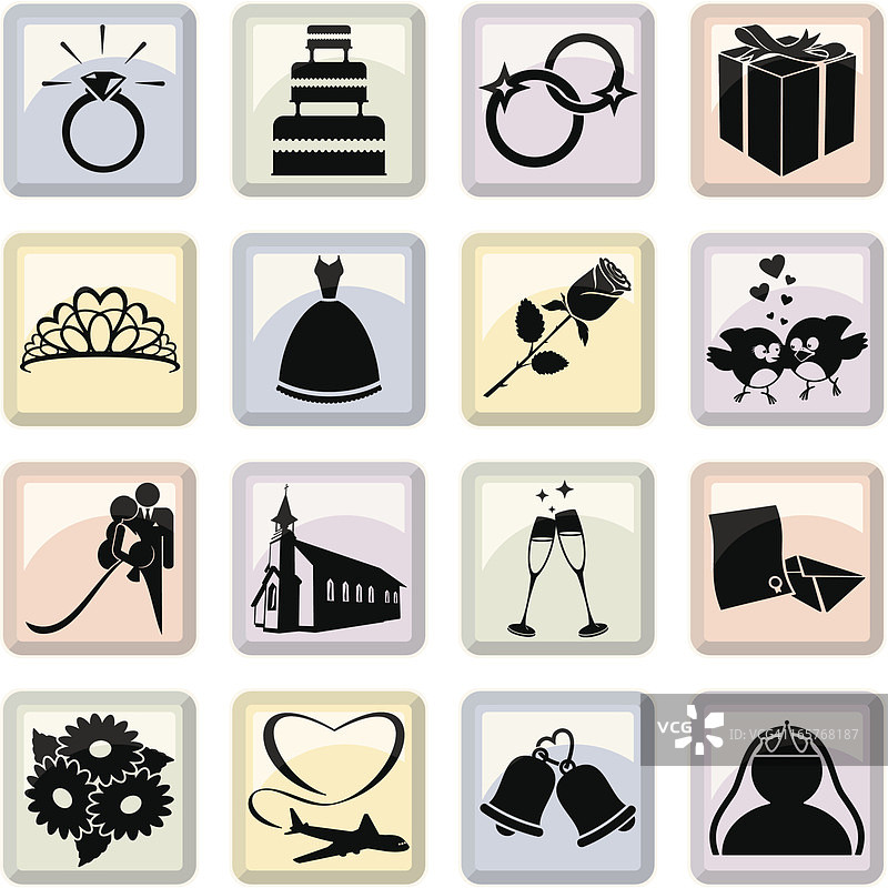婚礼图标图片素材