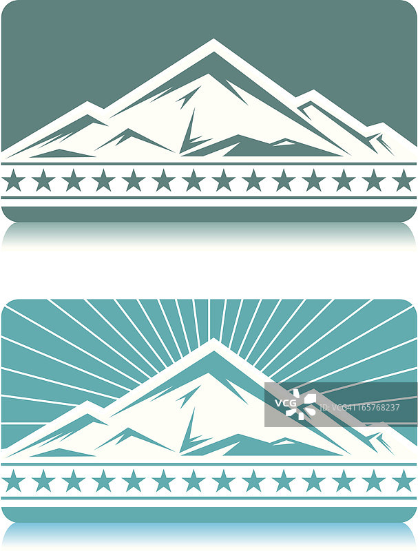 山脉矢量图图片素材