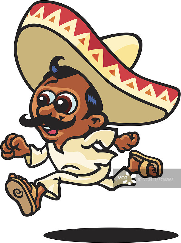 墨西哥赛跑者图片素材