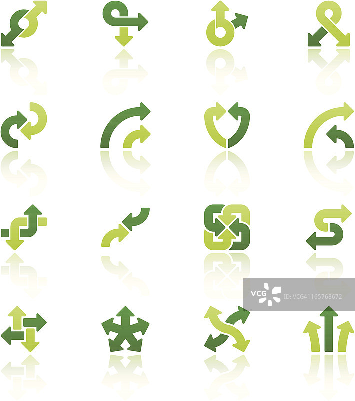 箭头标志四方组合IX图片素材