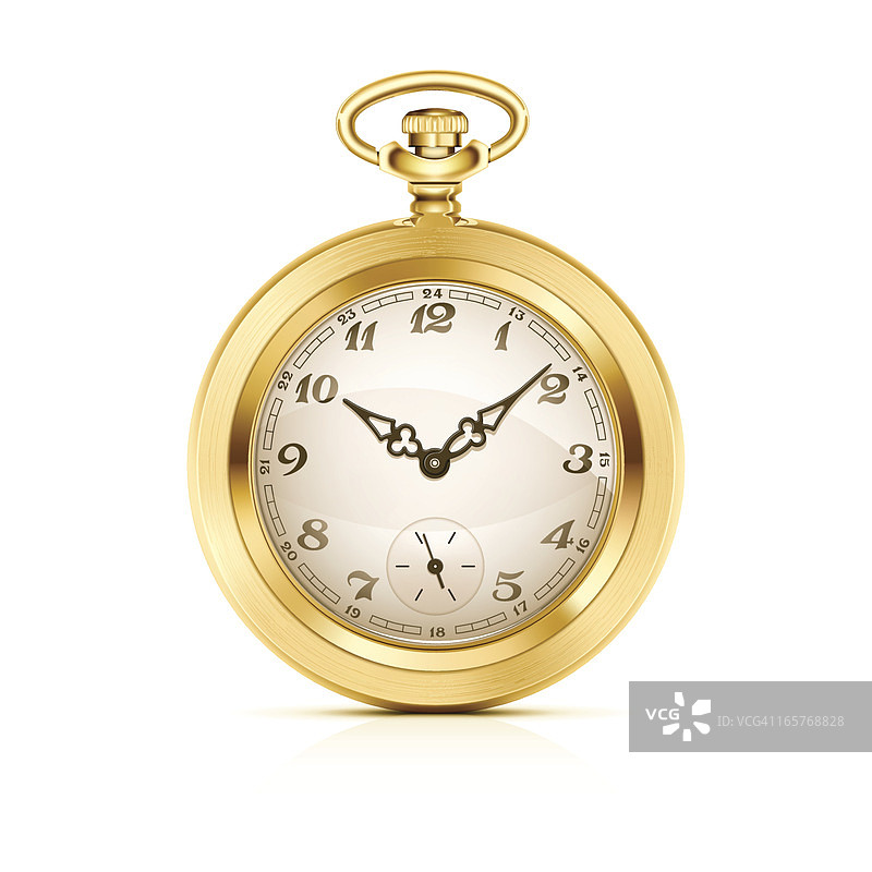 金色怀表图片素材