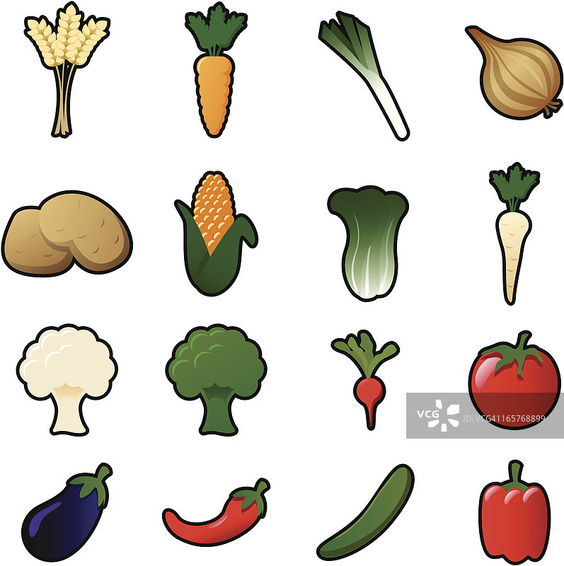 蔬菜图标图片素材