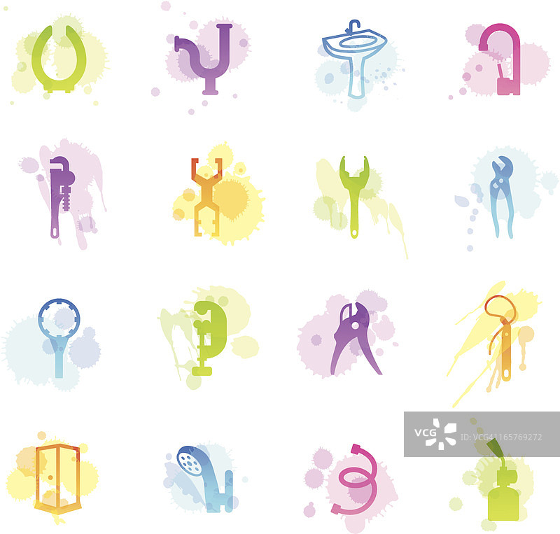 污渍图标 - 水暖工具及材料图片素材