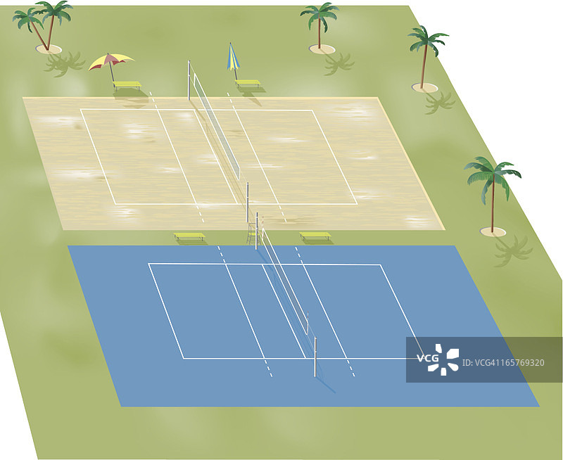 排球场图片素材