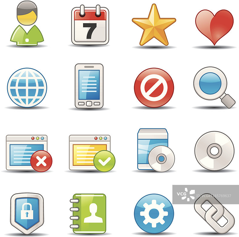 网站与互联网图标图片素材