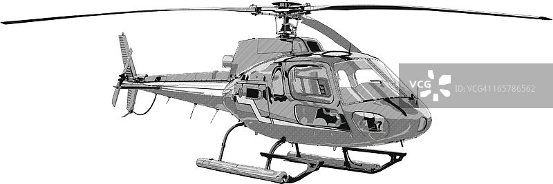 直升机矢量图图片素材