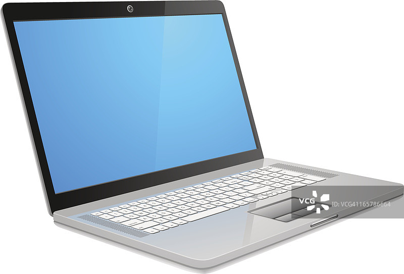 抽象现代笔记本电脑（透视）图片素材