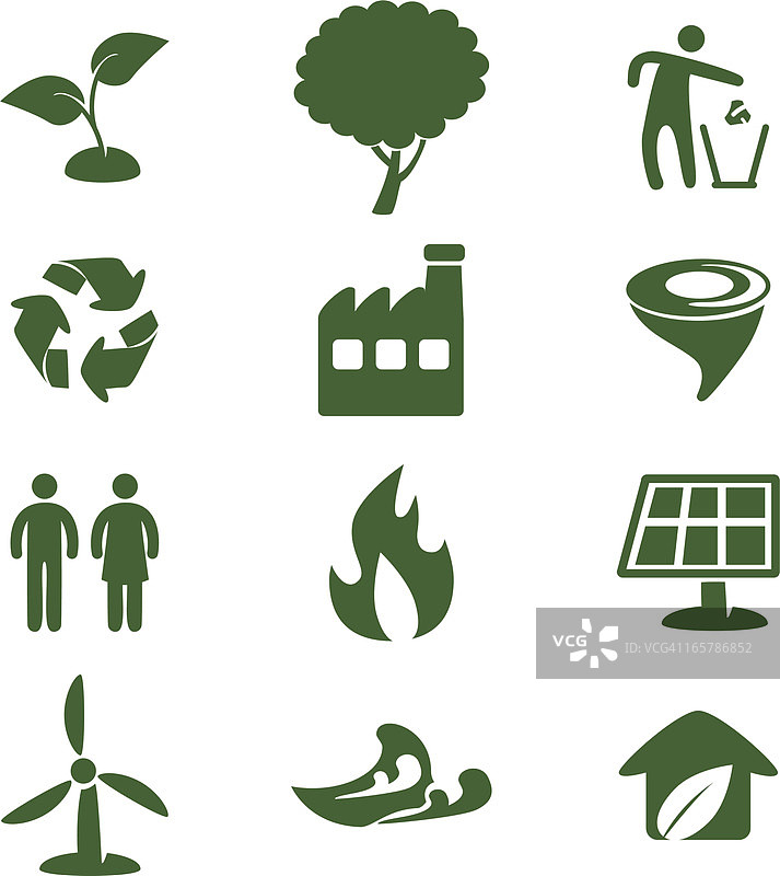 生态图标合集图片素材