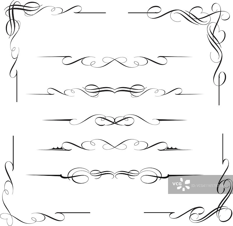 复古设计元素图片素材