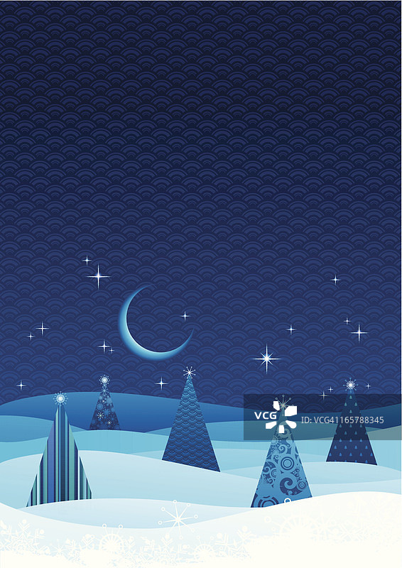 梦幻冬季景观图片素材