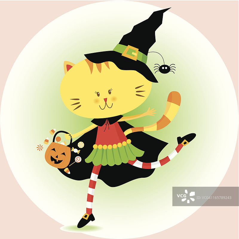 万圣节主题小猫图片素材