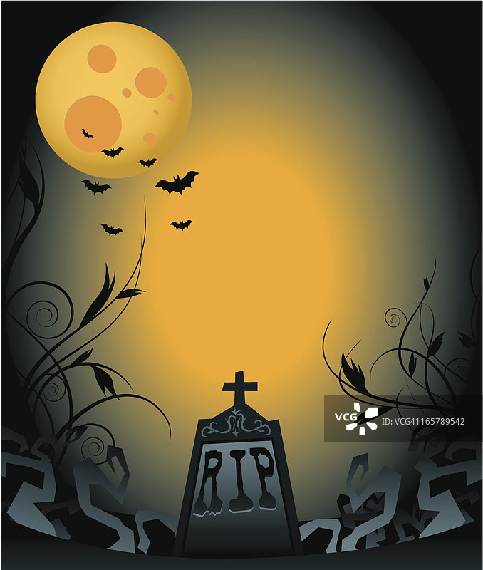 幽灵墓碑图片素材