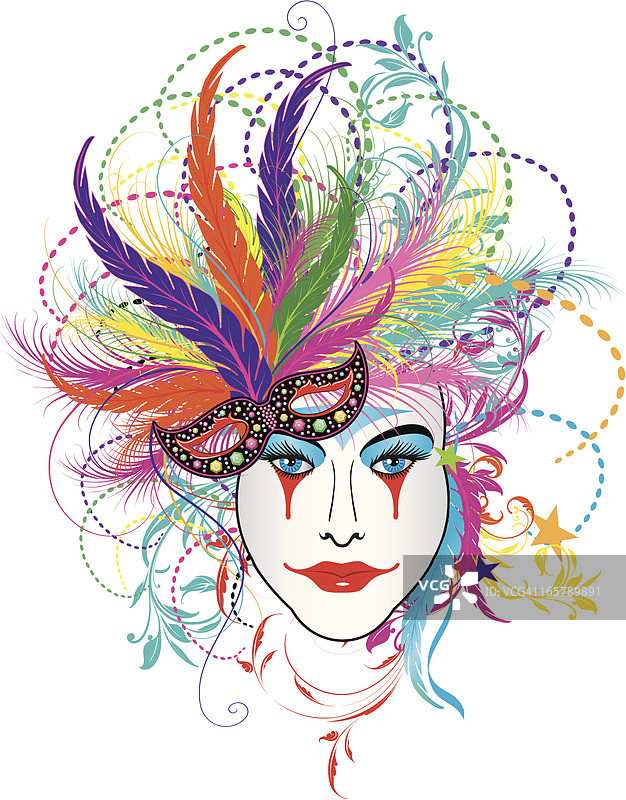 狂欢节面具图片素材